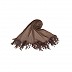 Georgette stole with feathers attached to it Georgette stole with feathers attached to it